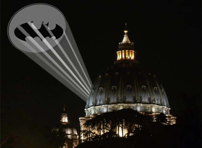 Vat-señal, con v de Vaticano