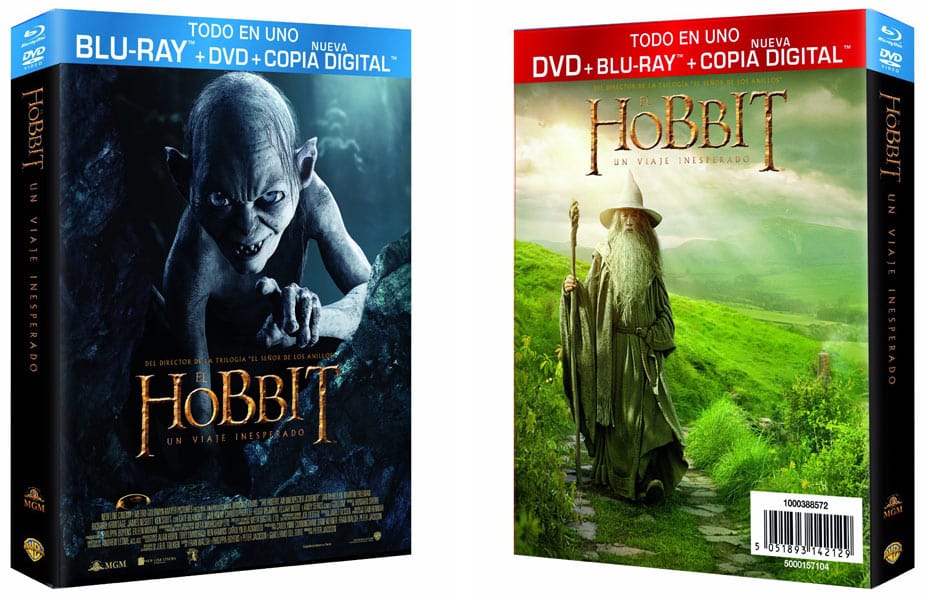 El Hobbit Un Viaje Inesperado Pelicula Blu-ray + Dvd