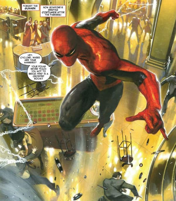 Spiderman Valores familiares interior