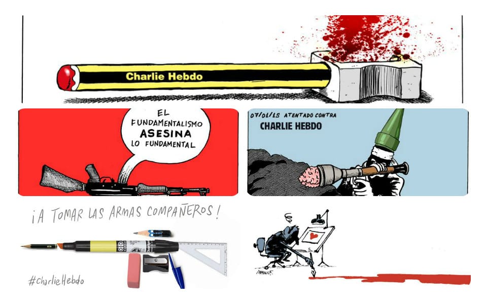 Charlie Hebdo collage
