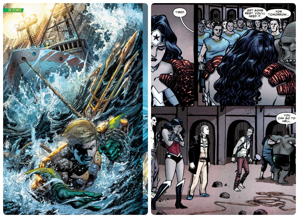 Aquaman-Wonder woman interior